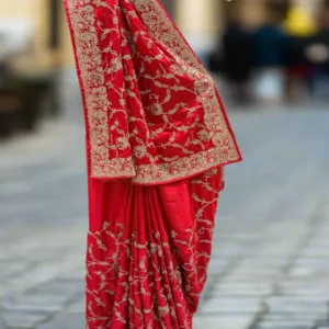 Crepe sarees