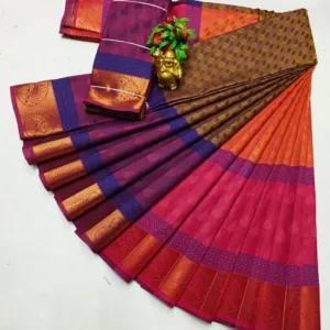 Embosed silk sarees
